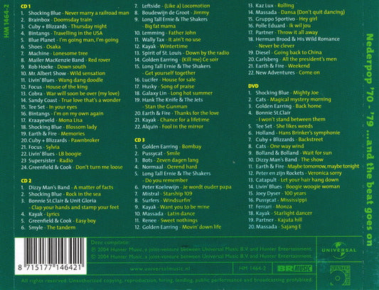 Various : Nederpop 70-79 -And The Beat Goes On (3xCD, Comp + DVD-V, Comp, 4:3)