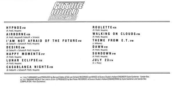 Future World Orchestra : The Best Of Future World Orchestra (CD, Comp)