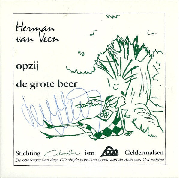 Herman van Veen : Opzij / De Grote Beer (CD, Single, Num)