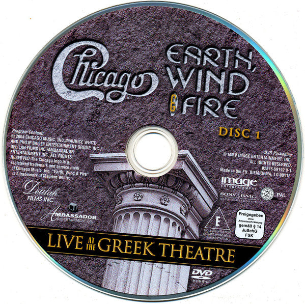 Chicago (2) And Earth, Wind & Fire : Live At The Greek Theatre (2xDVD-V, Multichannel, PAL, Enh)
