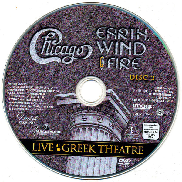 Chicago (2) And Earth, Wind & Fire : Live At The Greek Theatre (2xDVD-V, Multichannel, PAL, Enh)