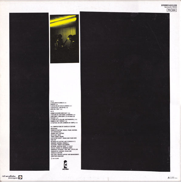 Charlélie Couture : Poèmes Rock (LP, Album)