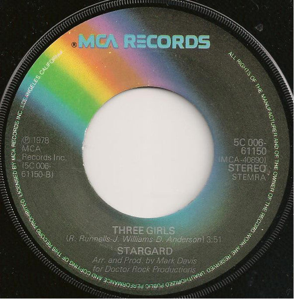 Stargard : Love Is So Easy / Three Girls (7", Single)
