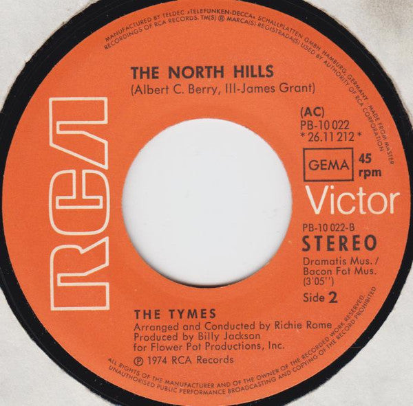 The Tymes : You Little Trustmaker (7")