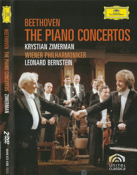 Krystian Zimerman, Wiener Philharmoniker, Leonard Bernstein : Beethoven The Piano Concertos (2xDVD-V, NTSC)