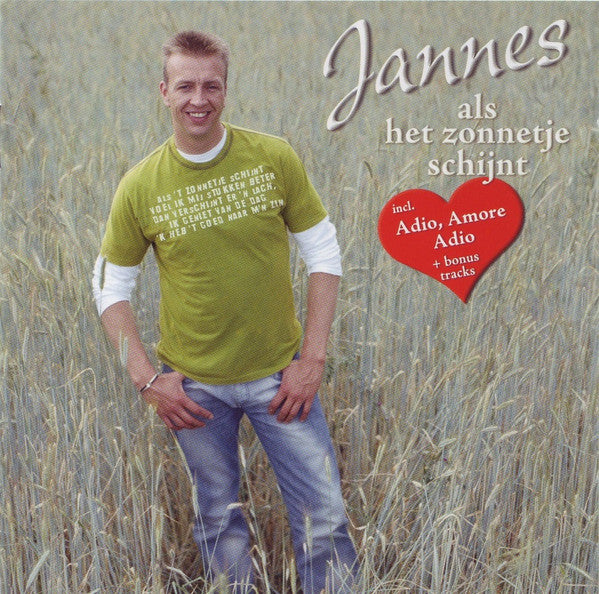 Jannes : Als Het Zonnetje Schijnt (Valentine Edition) (CD, Album, S/Edition)