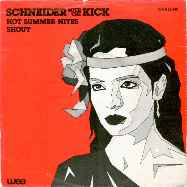 Helen Schneider with The Kick (2) : Hot Summer Nites (7", Single)