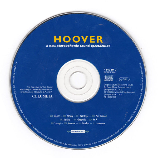 Hoover : A New Stereophonic Sound Spectacular (CD, Album)