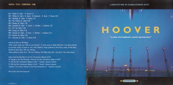 Hoover : A New Stereophonic Sound Spectacular (CD, Album)