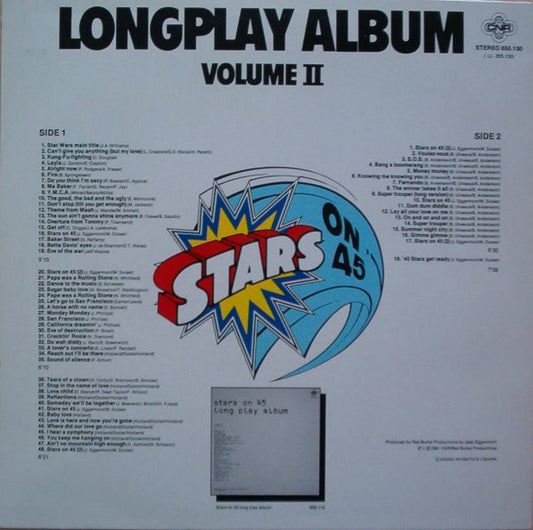 Stars On 45 : Longplay Album Volume II (LP, Album)