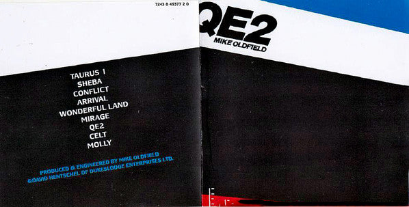 Mike Oldfield : QE2 (HDCD, Album, RE, RM)