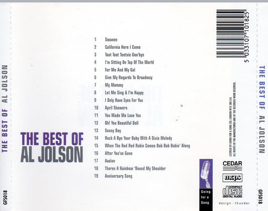 Al Jolson : The Best Of Al Jolson (CD, Comp)