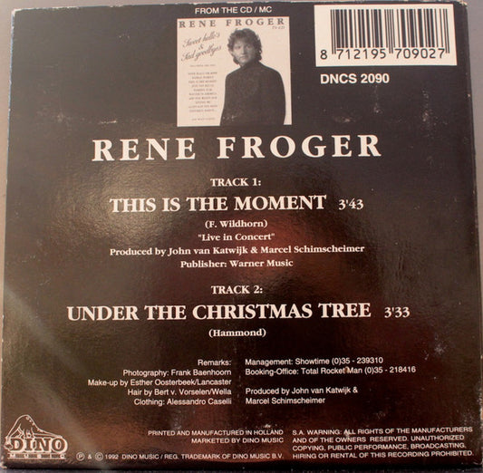 René Froger : This Is The Moment (Live In Concert) (CD, Single, Car)