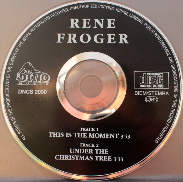 René Froger : This Is The Moment (Live In Concert) (CD, Single, Car)
