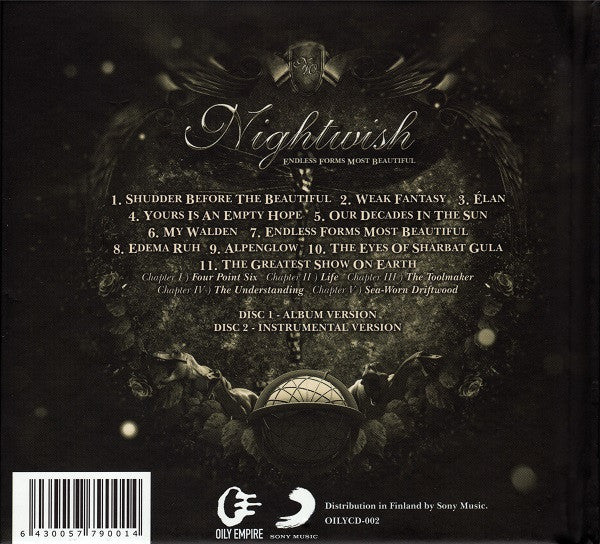 Nightwish : Endless Forms Most Beautiful (CD, Album + CD, Album + Aud)