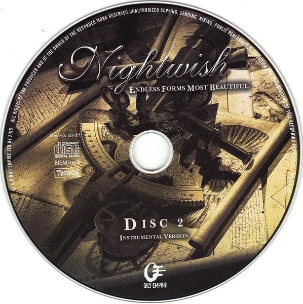 Nightwish : Endless Forms Most Beautiful (CD, Album + CD, Album + Aud)