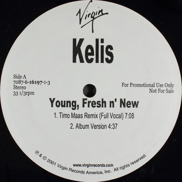 Kelis : Young, Fresh N' New (12", Promo)