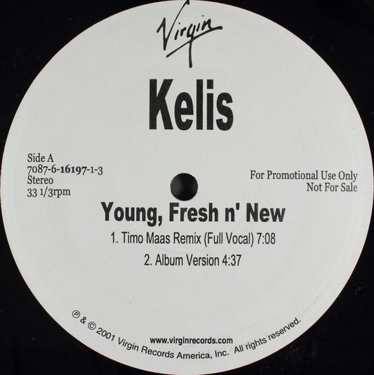 Kelis : Young, Fresh N' New (12", Promo)