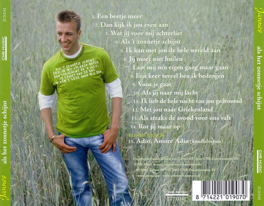 Jannes : Als Het Zonnetje Schijnt (CD, Album)