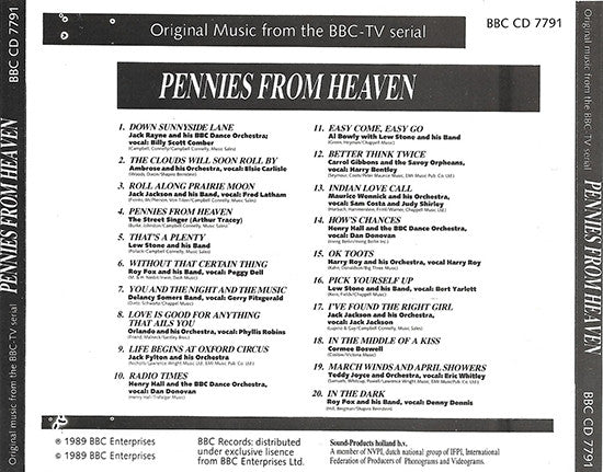 Various : Pennies From Heaven (CD, Comp)