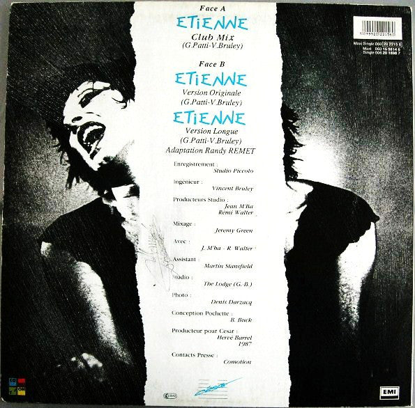 Guesch Patti : Etienne (Dance Mix) (12", Maxi)