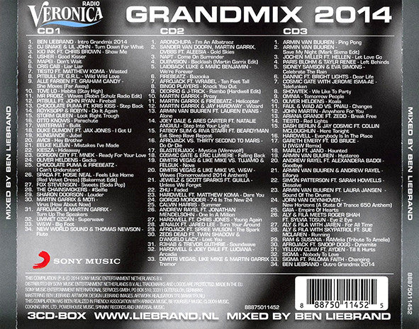 Ben Liebrand : Grandmix 2014 (3xCD, Comp, Mixed)