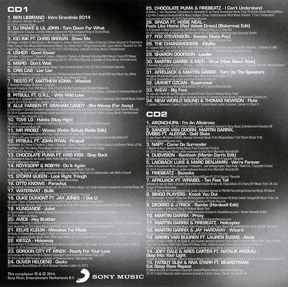 Ben Liebrand : Grandmix 2014 (3xCD, Comp, Mixed)