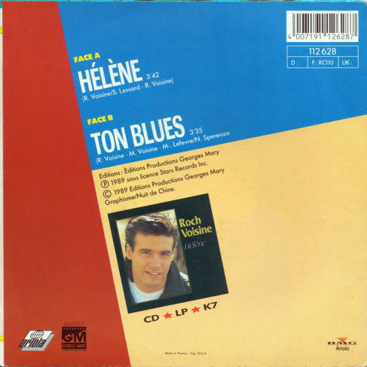 Roch Voisine : Hélène (7", Single)