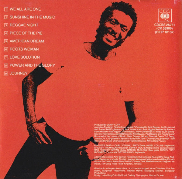Jimmy Cliff : The Power And The Glory (CD, Album)
