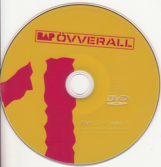Bap : Övverall (2xDVD-V, Multichannel, PAL, PCM)