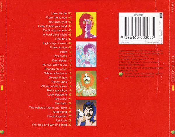 The Beatles : 1 (CD, Comp, Mono, RM)