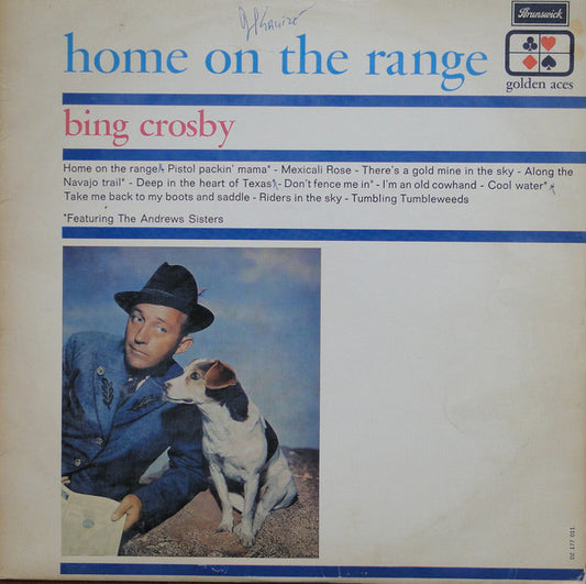 Bing Crosby : Home On The Range (LP, Album, Mono)