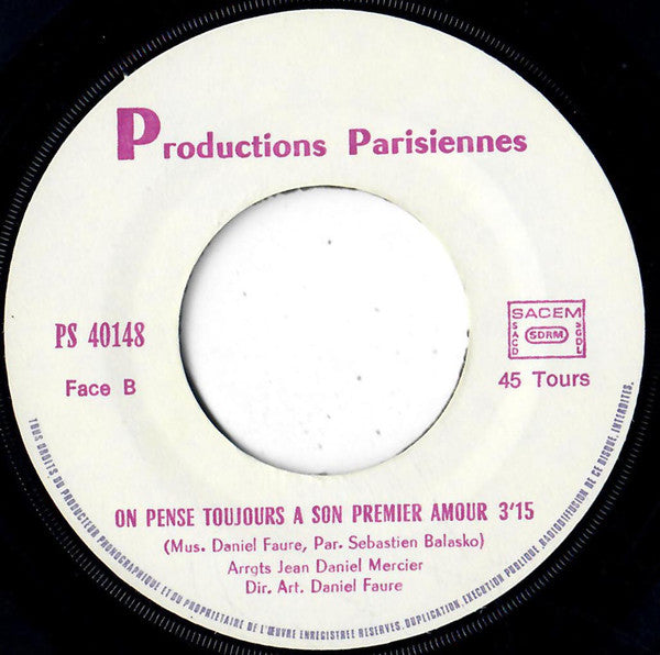 Les Parisiennes : Les Pieds Dans L'Eau, La Tête Au Soleil (7", Single)
