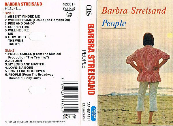 Barbra Streisand : People (Cass, Album, RE)