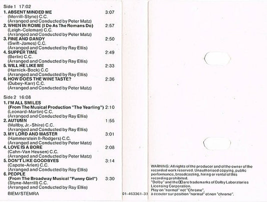 Barbra Streisand : People (Cass, Album, RE)