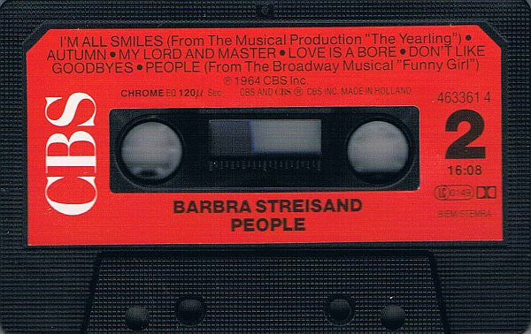 Barbra Streisand : People (Cass, Album, RE)