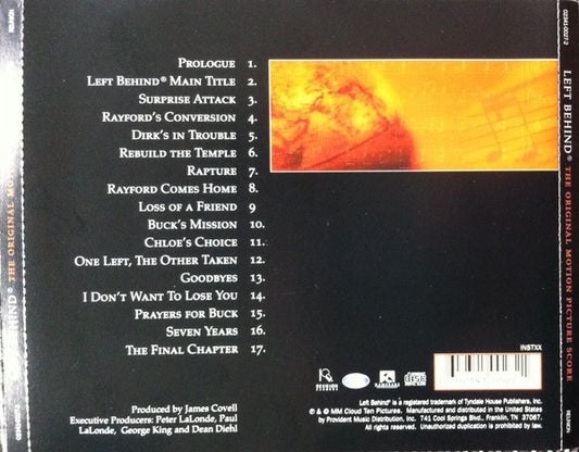 James Covell Featuring London Symphony Orchestra : Left Behind - The Original Motion Picture Score (CD)
