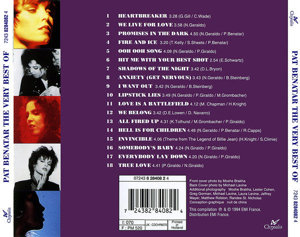 Pat Benatar : The Very Best Of (CD, Comp)