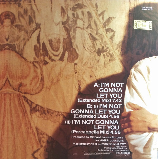 Colonel Abrams : I'm Not Gonna Let You (12")