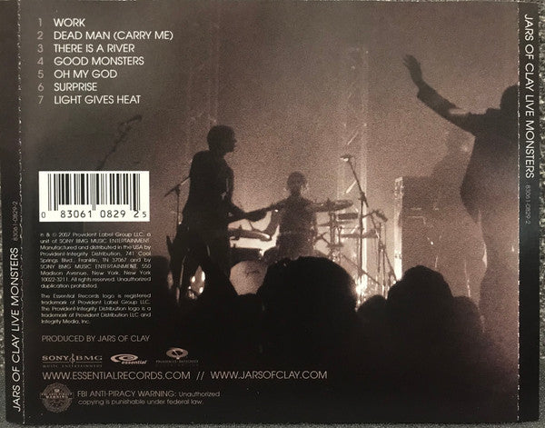 Jars Of Clay : Live Monsters (CD, EP)