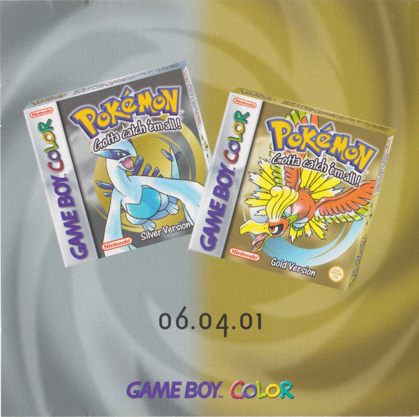 Various : Pokémon Gold And Silver Versions Limited Edition Extra CD (CD-ROM, Ltd, Promo)