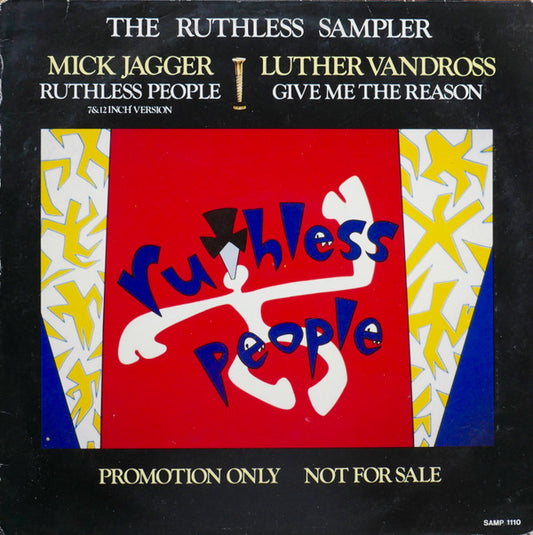 Mick Jagger / Luther Vandross : The Ruthless Sampler (12", Promo, Smplr)