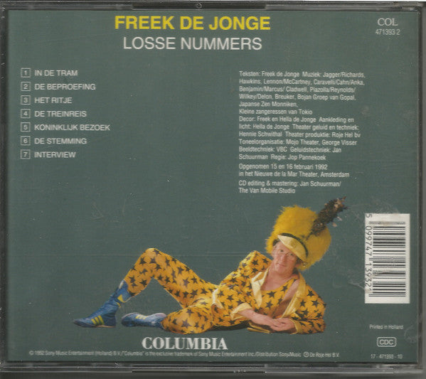Freek de Jonge : Losse Nummers (CD, Album)