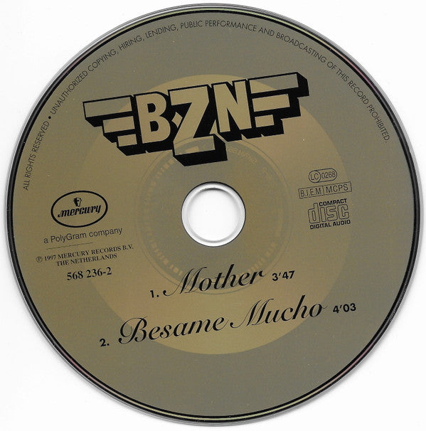 BZN : Mother (CD, Single, Ltd)