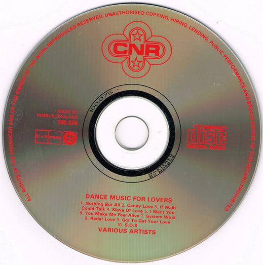 Various : Dance Music For Lovers (CD, Comp, Mixed)