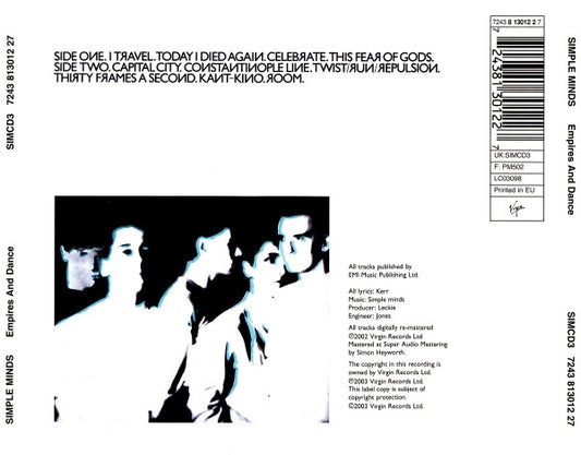 Simple Minds : Empires And Dance (CD, Album, RE, RM)
