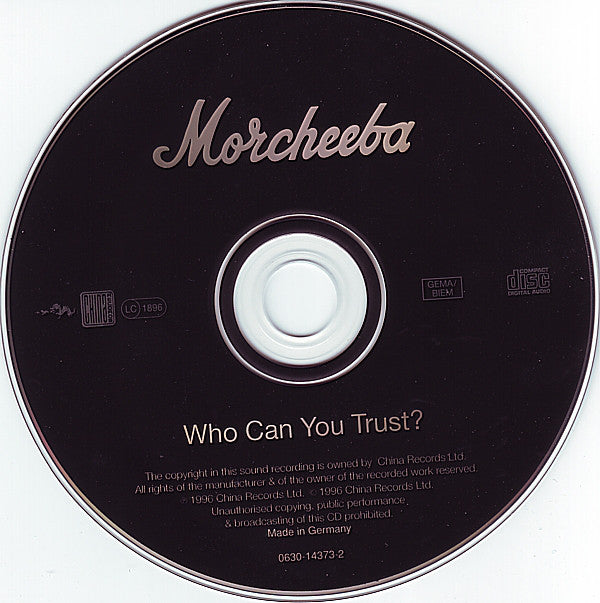 Morcheeba : Who Can You Trust? (CD, Album)