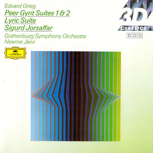 Edvard Grieg, Göteborgs Symfoniker, Neeme Järvi : Peer Gynt-Suiten 1 & 2 / Lyrische Suite / Sigurd Jorsalfar (CD, Album)
