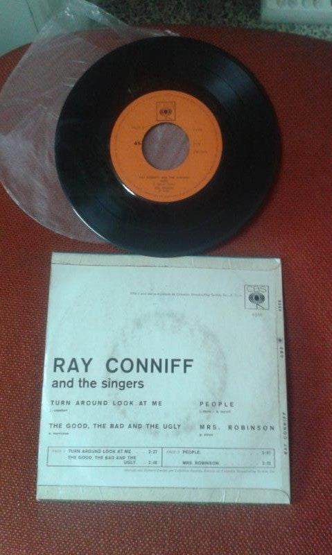 Ray Conniff And The Singers : Turn Around And Look At Me (7", EP)