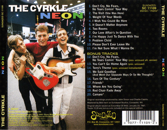 The Cyrkle : Neon (CD, Album, Mono, RE, S/Edition)